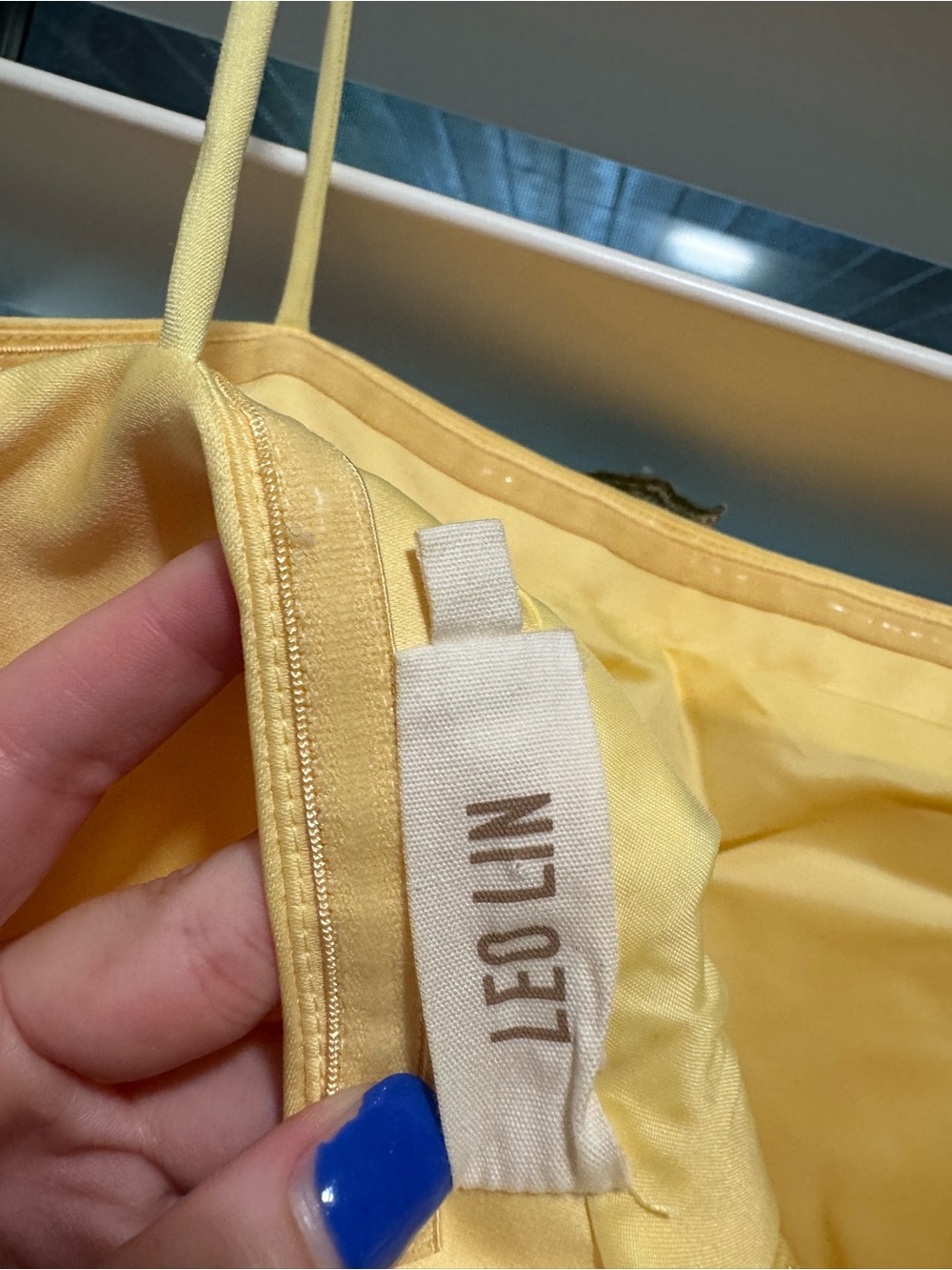 Sorbet Yellow Floral Mini Dress - Picture 4 of 4